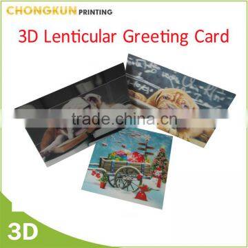 Factory Supply 3D Lenticular Printing Custom Greeting Cards photo-2