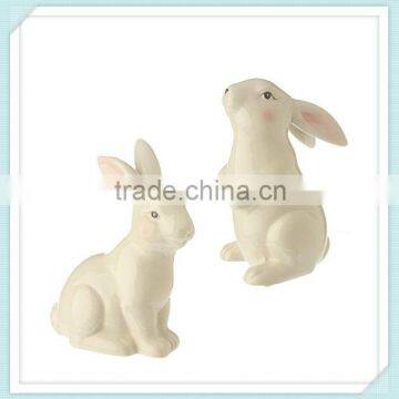 Spring - 5" Ceramic Easter Bunny Figurines