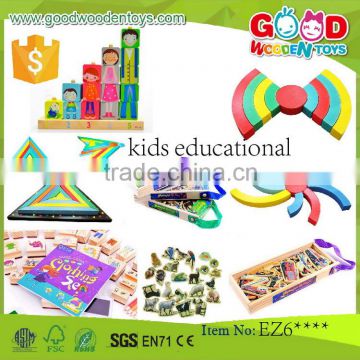 EN71/ASTM hot sale wooden kids educational OEM/ODM intelligent colorfull blocks