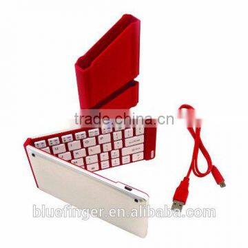 Wireless Bluetooth 3.0 Universal aluminum Folding Keyboard for Smartphones - for Iphone, Htc,Samsung GALAXY Note 3/Samsung GAL