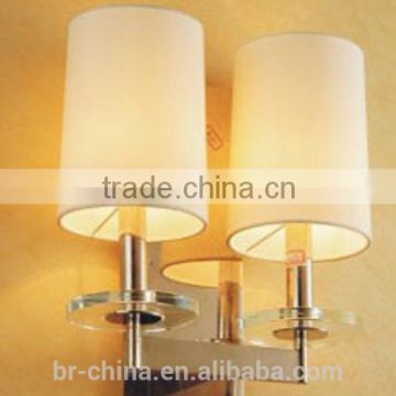 double brass wall lamp with crystal decoration WL592-2