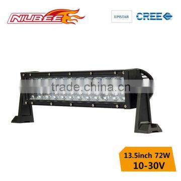 Top Quality!!white&amber Strobe Flash 4d Led Light Bar 72w for Car Driving photo-2
