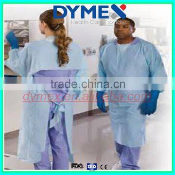 Disposable High Performance Impervious Poly Coated Isolation Gown With Thumb Loops photo-2