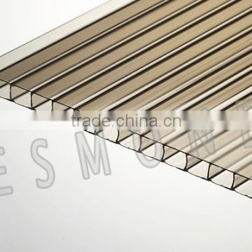 polycarbonate hollow sheet pc hollow sheet high quality 10mm 10-year quality guarantee