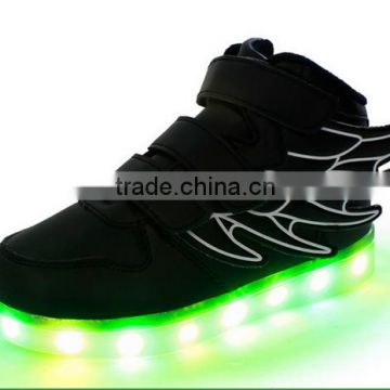 Good pattern cheap price adult glow luminous light led radiance shoes