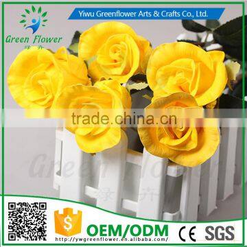 Greenflower 2016 Wholesale Real Touch Latex PU China Artificial Flowers Rose for wedding decoration