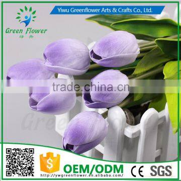 2016 Wholesale Multicolor 20" Real Touch Latex PU Artificial Flowers for Home Wedding Bridal Decoration photo-3