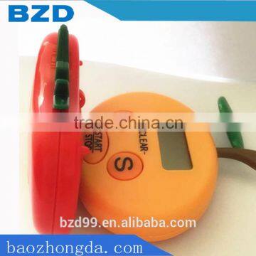 New Style Custom Tomato Orange Fruit Set Electronic Countdown & Countup Mini Kitchen Timer for Refrigerator