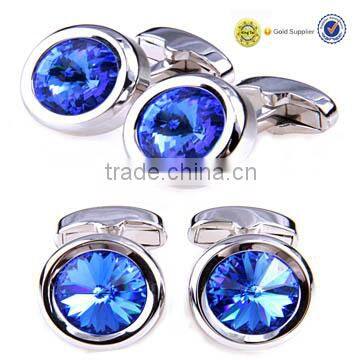 Asian brand quality wholesale lateset promotional diamond cufflink