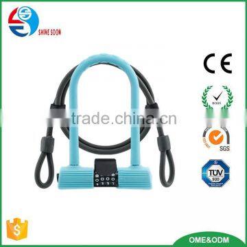 Bicycle Accessories Bike U Lock Material Silicone Security Bike U Shap Smart Lock Bicycle U Lock                        
                                                Quality Choice