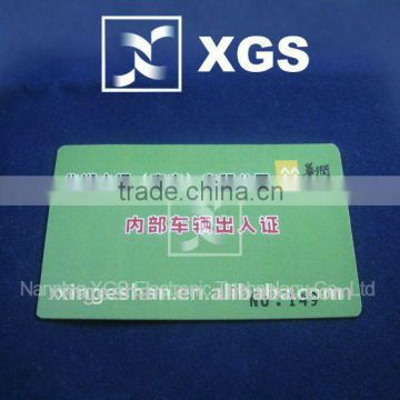 Rfid CR80 Blank Key Tags PVC Cards For Hotel