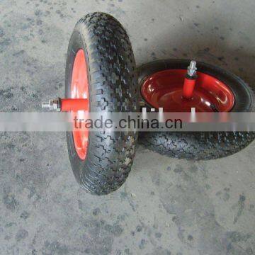 rubber wheel hand truck wheel