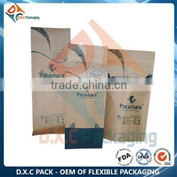 Heat Seal Kraft Paper Surface Metallic Lined Box Pouch Quality Choice photo-5