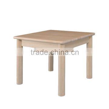 Small Solid Wood Kids Square Dining Table for Kindergarten Activity#SP-P007 photo-2