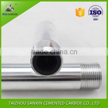 Factory customized boron carbide sand blasting nozzle with aluminum jacket and thread for sandblasting