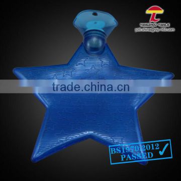 600ml BS star shape PVC hot wate bottle