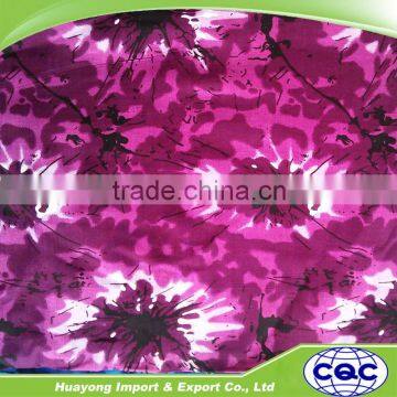 100% spun rayon dyed printed fabric