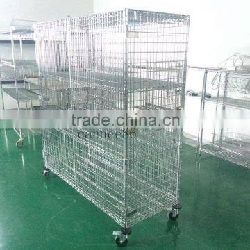 Chrome Mobile Stainless Steel Security Cage