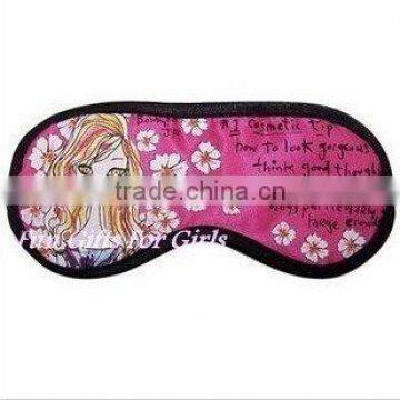 fashion printing cartoon girl sleeping mask