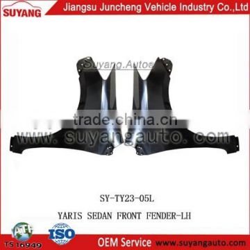 High Quality Front Fender for Toyota Yaris 4D Sedan Auto Body Parts