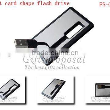 HOT SELLING AND WITH FUNNY credit card usb flash drive