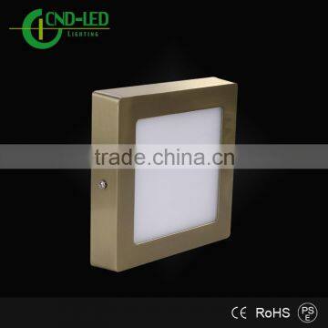 Popular 6w CE RoHS square surface mouned flat panel led ceiling light