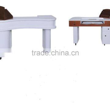 fashionable double portable moveable manicure table