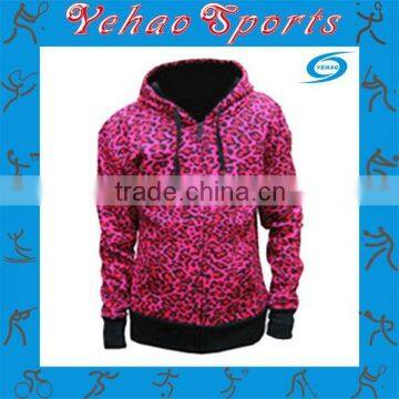 Pink color hoodie for girls sublimation hoodies