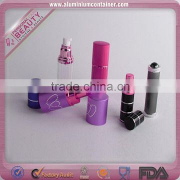 Cosmetic atomizering perfume refill spray bottle