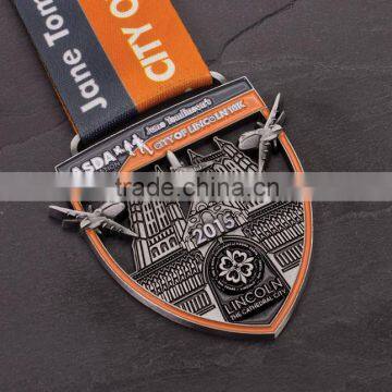 3D Promotion metal custom gold medal no minimum order