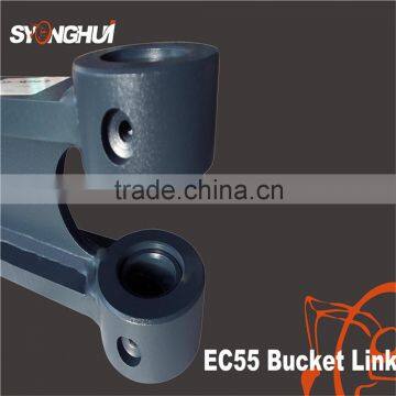 High quality excavator bucket link H-Link Supports arm Main connecting rod wheel loader Bucket Linkage EC55                        
                                                                                Supplier's Choice