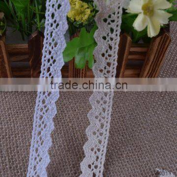 100% cotton lace trim