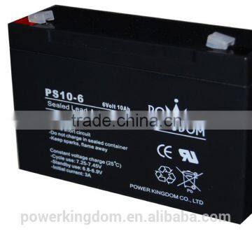 6V 10AH storage battery SEALED LEAD ACID BATTERY