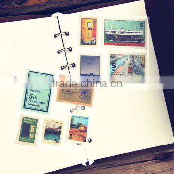Metal Leaf Decorating Notebooks With 6 Metal Rings Binder photo-5