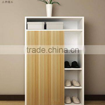 Living Room Furniture Wooden Easy to Assemble Shoe Rack