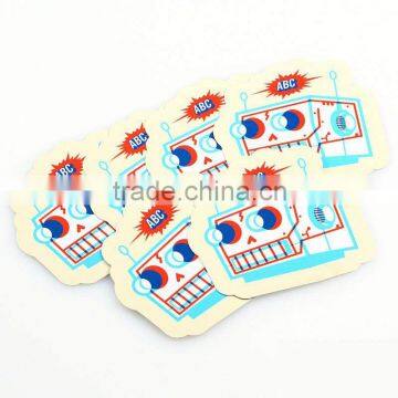 Custom Sticker Usage ice cream food label and Weather proof Feature Electroform metal sticker ---DH20638