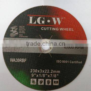 H483 Black 10''inch 255mm 2nets Cutting Wheel for Metal and Stainless Steel/ABRASIVES PRODUCTS From China photo-2