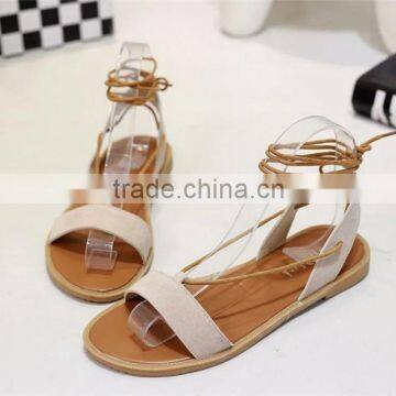 New design fashion girls flat summer sandals 2016