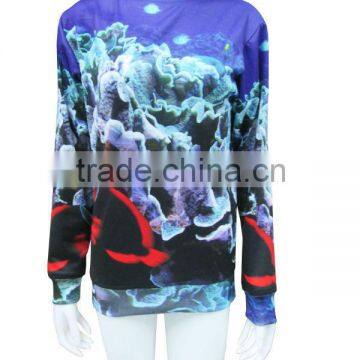 summer autumn long sleeve woman printing sweatshirt for fashion people