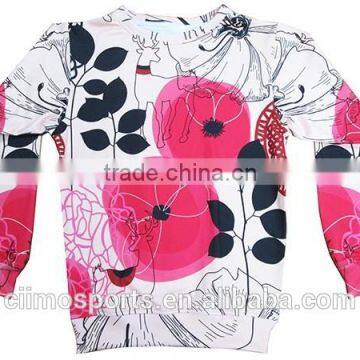 2014 high quality custom 3D sublimation full print sweaters for wholesale