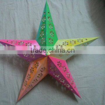 rasta paper stars lanterns indian new