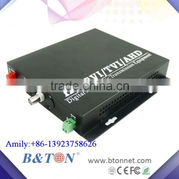 720P 960P AHD 2Channel Video Fiber Optical Media Converter