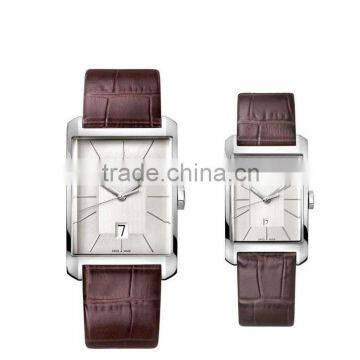 2016 luxury watch men China Manufacturer Custom&Women Men watch Leather quartz watch