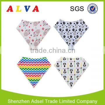 Alva New Pattern High Quality Cotton Printed Bandana Drool Bibs Baby Bibs                        
                                                Quality Choice