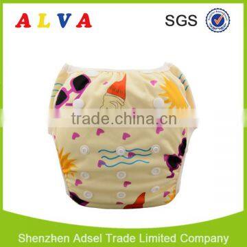 Alva New Pattern Summer Beach Style Swim Diaper Reusable Swimming Diaper