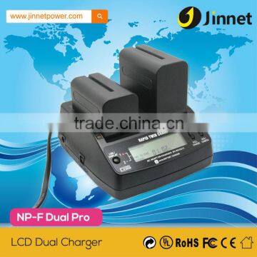 Dual Channel Battery Charger for Sony NP-F960 NP-F970 NP-F750 NP-F770