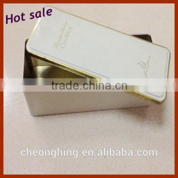 Customized Designed rectangular confectionery,tea tin box,can for promotion