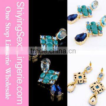 Vintage Earrings Imitation Jewel