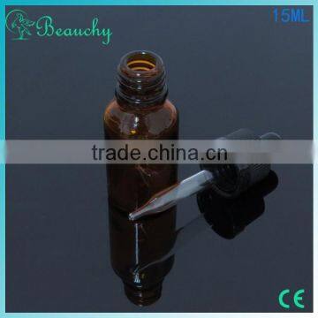 BEAUCHY NEW 2015 15ml Child Proof Amber Glass Bottle Dropper photo-5