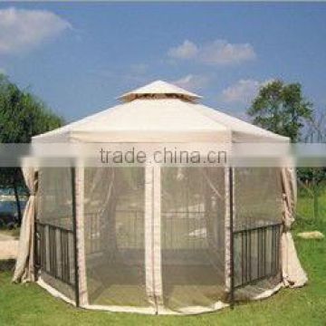 hexagon outdoor gazebo with valance supervast item SV-PS7100